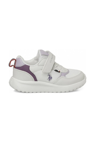 U.S. Polo Assn. U.s. Polo Assn. Posse Jr 6fx Beyaz Kız Çocuk Sneaker 000000000102155642 Beyaz-mor-mavı