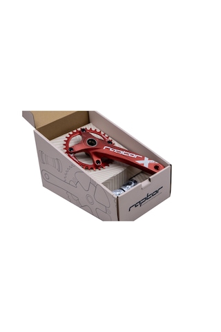 Bike Sky Raptor 32t Kırmızı Tekli Aynakol Mtb Dağ Bisikleti Krank, Alüminyum, Kırmıızı
