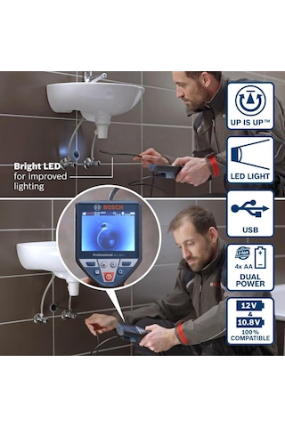 Bosch Professionel Gic 120 C Akülü Denetim Kamerası - 0 601 241 200