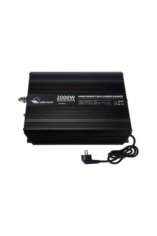 Uretech 2000 Watt Sinüs Akü Şarjlı UPS İnverter 12Vdc-220 Vac 2000W İnvertör
