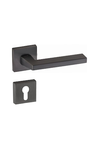 Doğanlar Parma Antrasit Rozetli Kapı Kolu Takım-yale Kol Pk001dgn0102 Renkli