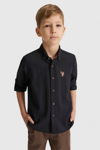 U.S. Polo Assn. Erkek Çocuk Siyah Gömlek Basic 50320263-vr046