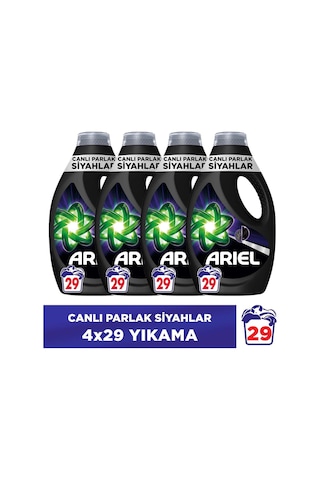 Ariel Canlı Parlak Siyahlar Sıvı Çamaşır Deterjanı 116 Yıkama 29 x 4