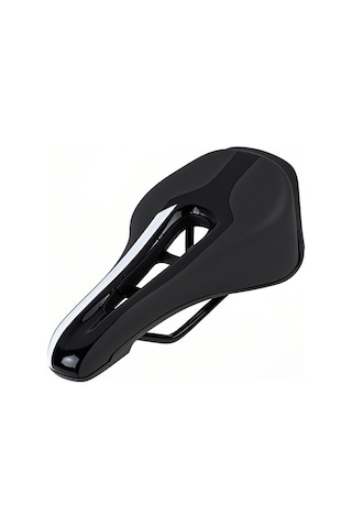 Moveevo Bisiklet Suni Deri Sadel, Ultra Hafif, Havalandırmalı, Şok Emici, Dayanıklı, Dağ Yolu Bisikleti İçin Kumaş, Siyah Beyaz Çok Renkli