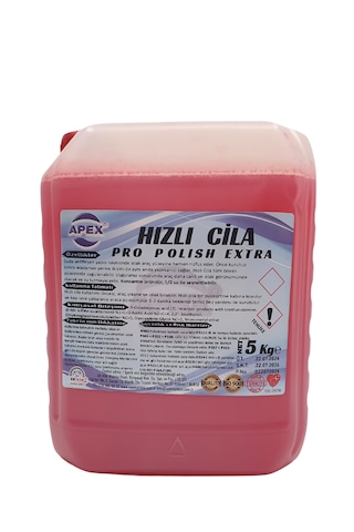 Hızlı Cila 5 Lt - Oto Yıkama Sonrası Parlaklık İçin Hızlı Cila