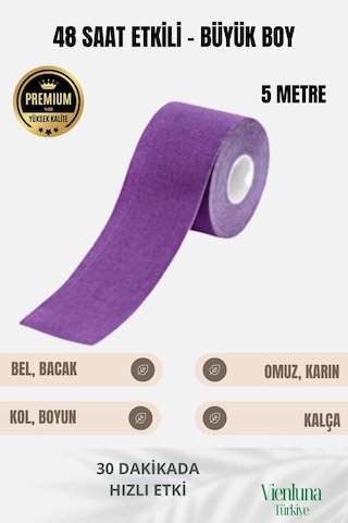 Birinci Sınıf Büyük Boy Rahatlatıcı Hızlı Etki Kas Gevşetici Esnek Eklem Omuz 5x5 Ağrı Isıı Bandı