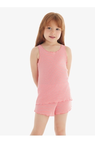 Kız Çocuk Pijama Takımı 60566 - Pembe Pembe