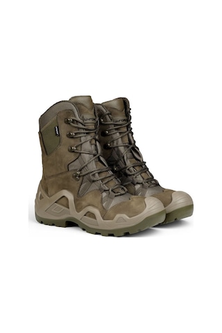 Bot Quantum Sympatex Model Haki Su Geçirmez Tactical Outdoor Askeri Fermuarlı Nubuk Bot Haki