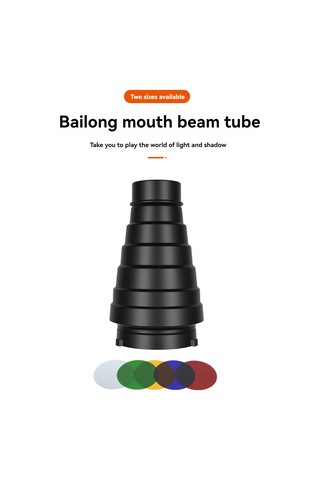 Gajeena Alüminyum Bowens Uçlu Orta Boy Metal Işık Odaklayıcı Kutu: Bal Arısı Hücresi Ve 5 Renkli Filtre Seti - Stüdyo Ve Jeneratör Işıklarına Uygun