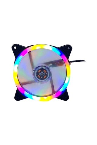 Zauss ZR-100 Rainbow RGB Kasa Fanı 12 CM
