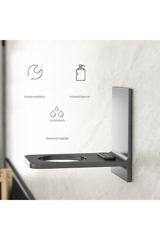 Dancemonkey Cbtx Duş Jeli Şişe Asılı Tutucu - Banyo Tuvalet Braketsiz Şampuan Askısı Raf Organizatör Çok Renkli