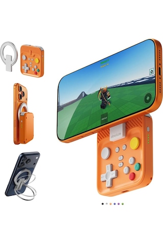 Abxylute M4 Bluetooth Mobil Oyun Kumandası Magsafe Uyumlu Iphone, Android, Switch Ve Pc - Turuncu