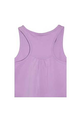 Lovetti Lila Kız Çocuk Arka Büzgülü Yüzücü Atlet Lila