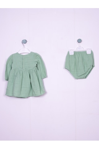 Aydodo Kız Bebek Muslin Elbise Mint