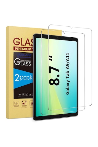 Samsung Uyumlu Galaxy Tab A9 2023 A11 2025 8.7 İnç Modelleri İle Temperli Cam Ekran Koruyucu 2 Adet