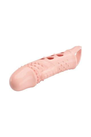 Red Fox 2,5 Cm Dolgu Uzatmalı Titreşimli Penis Kılıfı Prezervatif Vibratör