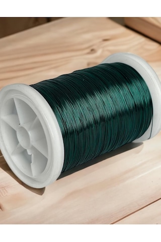 Gürbüz Filografi 0.30 Mm 100gr- 150m Ördek Yeşili Renkli Bakır Filografi Teli