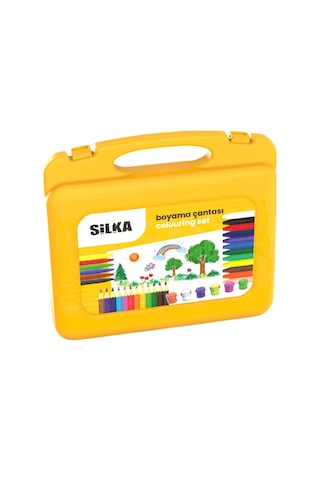 Silka Okul Boyama Çantası Seti Art.1206