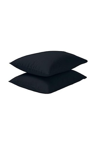 2'li 50x70 Ranforce Yastık Kılıfı Siyah / 50 X 70 Genel