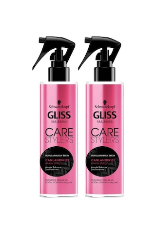 Schwarzkopf Gliss Care Stylers Canlandırıcı Saç Bakım Spreyi 2 x 150 ML