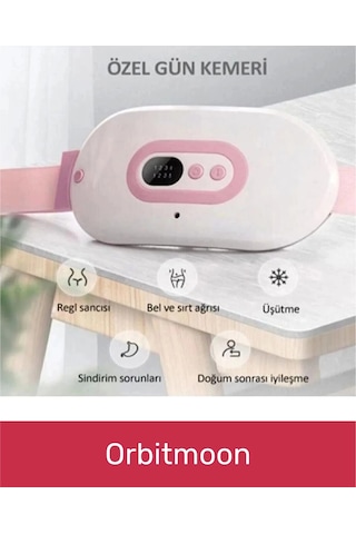 Özel Seri Titreşimli Taşınabilir Sıcak Tutan Regl Ağrıları Dijital Özel Gün Adet Bel Kemeri Çok Renkli