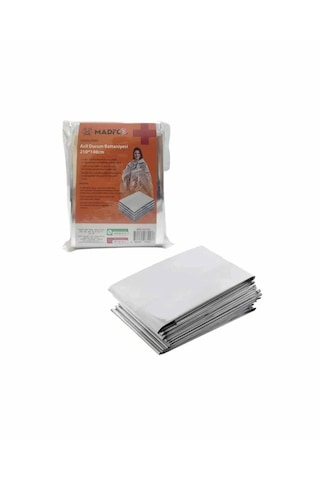 Madfox Emergency Blanket Acil Durum Battaniyesi 210x140 Cm Gümüş
