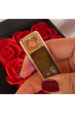 Kişiye Özel Isim Baskılı Çakmak Şarjlı Usb'li Elektronik Çakmak
