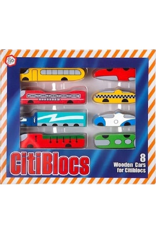 Calimera Toys Ahşap Mini Arabalar 8'li