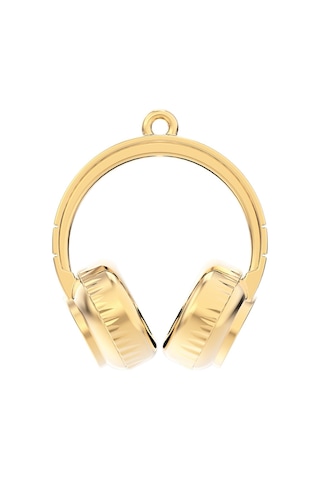 Chocli 18 Ayar Altın Kaplama Kulaklık Kolye