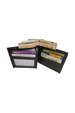 Barse Collection Erkek Siyah Ruğsatlık Cüzdan