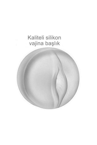 Erofoni Yeni Nesil Suni Vajina Girişli Kaliteli Yedek Başlık Realistik Penis Pompası Başlığı
