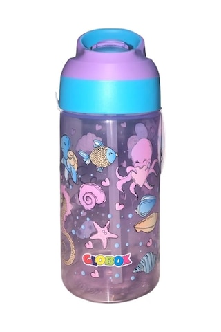 Globox 3114 Tritan Desenli Matara 500 Ml - Deniz Hayvanları