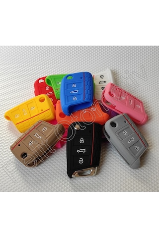 Skoda Anahtar Kılıfı Silikon