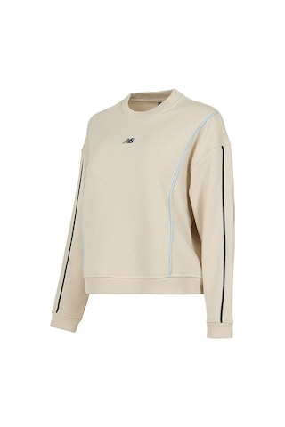 New Balance Lifestyle Kadın Sweatshirt Wnc3631-mbm Bej