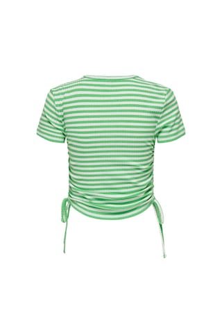 Only Onlwendy S/s Ruchıng Top Jrs 15284982 Yeşil 001