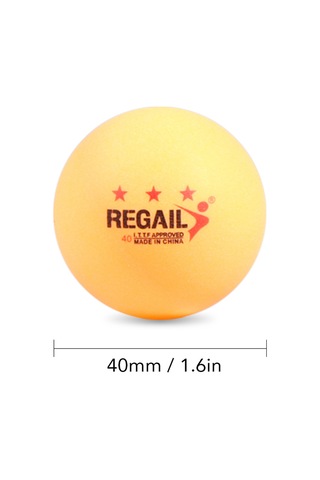 Ranyeek 6 Adet Sarı 40mm Üç Yıldızlı Tenis Topu - İyi Zıplama, Spor Kulüpleri Ve Robot Antrenmanı İçin