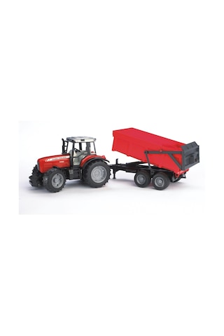 Bruder Massey Ferguson 7480 Traktör & Römork Br02045