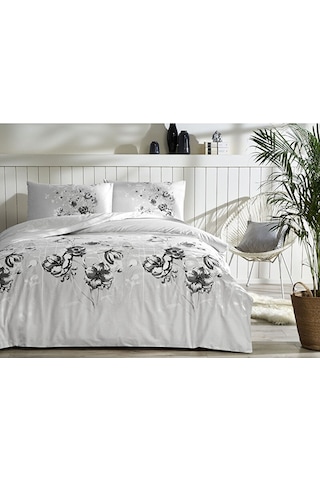 Özdilek Floretta Florescer Çift Kişilik Nevresim Takımı 429405 Gri