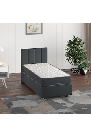 Yatak Başlığı, Kamelya Yatak Başlığı Antrasit 90x100 Cm