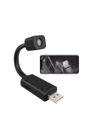 Hello Hl-37822 Kablosuz Mini Wi-fi Akıllı Güvenlik Kamerası Taşınabilir Usb Girişli