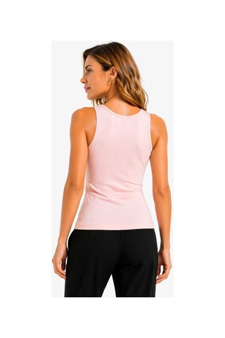 Duygu Altıntaş Kadın Pudra Pembe Düz Penye Pamuk Atlet Esnek, Yumuşak Basic Günlük Üst Pudra Pembe - 869251677 Pudra Pembe - 869251677 Pudra Pembe
