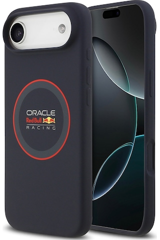 Apple Uyumlu iPhone 17 Air Kılıf Redbull Lisanslı M-safeli Kırmızı Halka Ve Logo Silikon Kapak Lacivert Lacivert