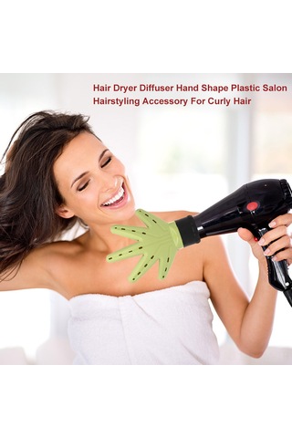 Qingmipy Saç Kurutma Diffüzyoru Saç Stili Oluşturucu Kıvrımları Tanımlama Hacim Veren Profesyonel Ev Kullanıma Uygun Isıya Dayanıklı Plastik Aparat