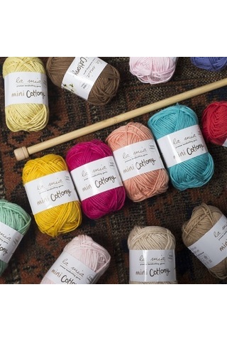 La Mia Mini Cottony 20li Paket 25g Renkli El Örgü İpi - 33845
