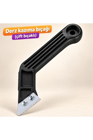 Beyaz Hazır Derz Arası Tamir Dolgusu 220 Gr + Derz Kazıyıcı Fayans Seramik Yenileyici Yenileme