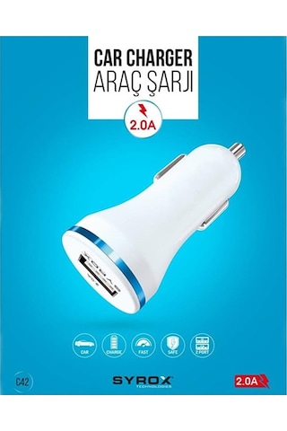 SYROX 2.0 A ARAÇ ŞARJI