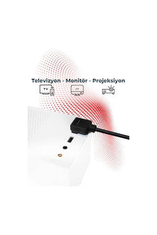 Hdmi 2.0 4k Ultra Hd 60 Hz L Tipi Ses Ve Görüntü Aktarım Kablosu