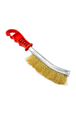 Master 505135 Çelik Telli Kıvrık Uçlu Plastik Saplı Tel Fırça