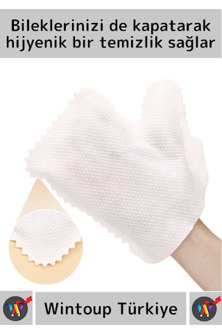 Wintoup Premium Dayanıklı Yüksek Kaliteli Mikrofiber Temizlik Toz Alma Eldiveni 10'lu