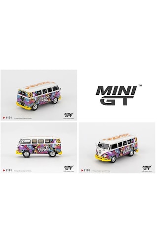 Mini Gt Volkswagen T1 Microbus Mizu Design 1191 1/64